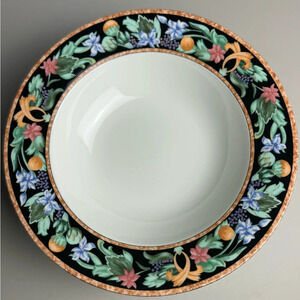 Mystical Garden by CHRISTOPHER STUART Large Rim Soup Bowl set of 8